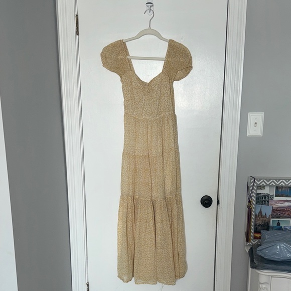Billabong- yellow Maxi Dress- size small - Picture 1 of 3